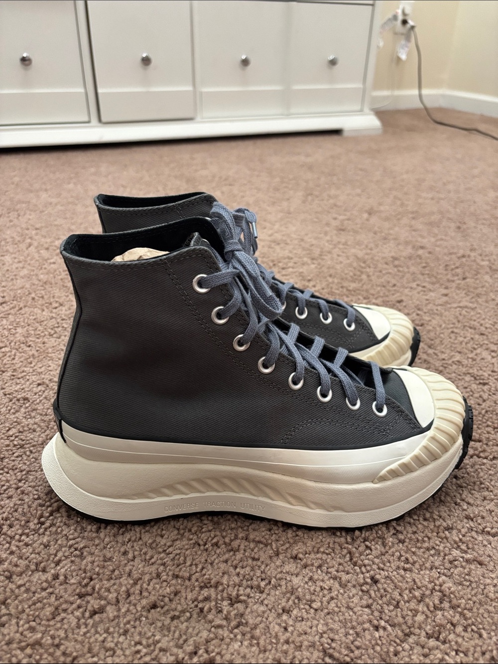 Converse NWOT Chuck Platform 70 AT-CX High Cyber Gray size Men’s 9 /Women’s 10.5